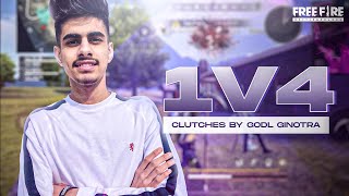 TOURNAMENTS HIGHLIGHTS🔥  1VS4 CLUTCHES 😎 FT GODLGINOTRA ❤️ ROAD TO 20K 🥺 [upl. by Amluz307]