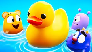 Swimming with the Duck 🦆💦 Talking Tom amp Friends  Animated Cartoons [upl. by Yllrebmik]