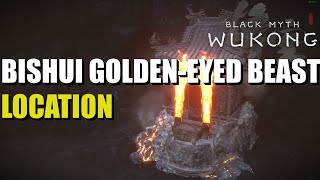 Bishui GoldenEyed Beast Location Black Myth Wukong [upl. by Jovitah]