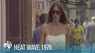 Heat Wave in London Womens Summer Fashion 1976  British Pathé [upl. by Atinauq425]