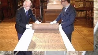 Worlds oldest Torah found in Italy [upl. by Remoh366]