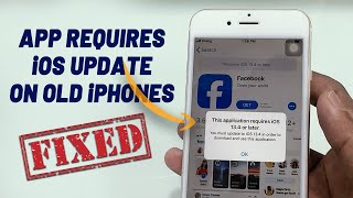 This application requires iOS 100 or later FIX for iPhone iPad iPod  iOS 10 [upl. by Eciened]