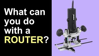 What can you do with a woodworking router [upl. by Odracer]