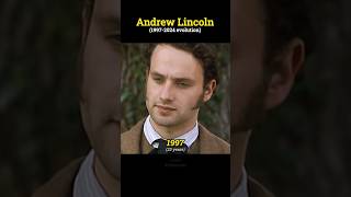 Andrew Lincoln evolution 19972024 🎬✨️ andrewlincoln throwback thewalkingdead [upl. by Laaspere]