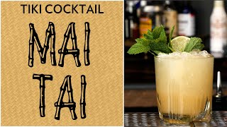 My Favorite Mai Tai Trade Vics Rum and Orgeat Classic Tiki Drink [upl. by Annailuj]