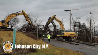 IBM Heritage Bridge Johnson City NY January 2023 [upl. by Hodgson810]