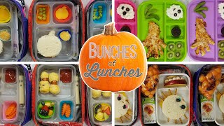 Halloween School Lunch Ideas 🍎 JK K 1st grade 2nd Grade  Bunches of Lunches 🎃 [upl. by Murtagh]