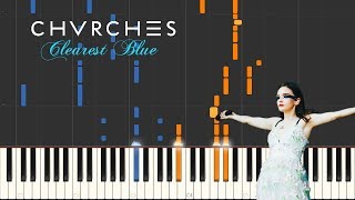 Clearest Blue  CHVRCHES Gryffin Remix  Piano Cover  FREE Sheet MusicMidi [upl. by Acnairb]