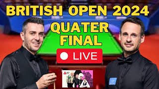 Mark Selby Vs David Gilbert  Unibet British Open 2024  Quater Final [upl. by Atsirc902]