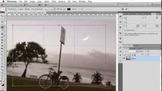 How to use the Crop Tool in Photoshop CS5 [upl. by Jed936]