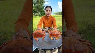 Crab stirfry with noodle cook recipe shortvideo shorts cooking food recipe [upl. by Gibrian]