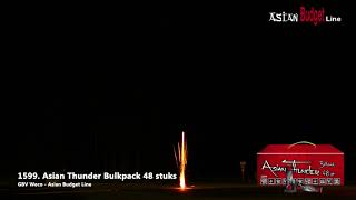 1599  Asian Thunder Bulkpack 48 stuks  Bestelvuurwerknl [upl. by Marzi]