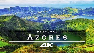 Azores Portugal 🇵🇹  by drone 4K [upl. by Pavyer]