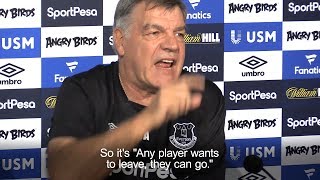 Sam Allardyce Frustrated At Constant Rooney Questions [upl. by Earej]