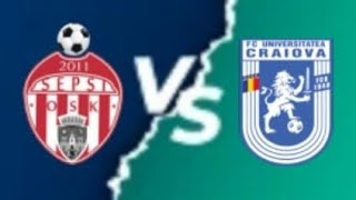 Sepsi OSK Sfantul Gheorghe vs Universitatea Craiova live match [upl. by Adnulahs]