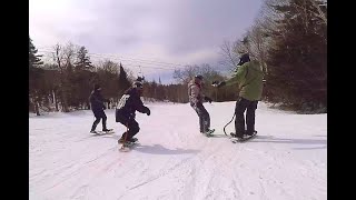 Snowskate Bolton Valley Blauvelts Banks pt4 [upl. by Yllah]