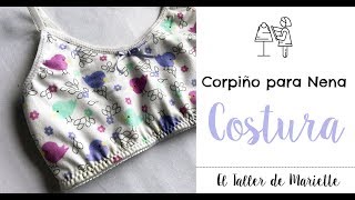 Costura Corpiño Para Nenas I El Taller de Mariette [upl. by Boni]