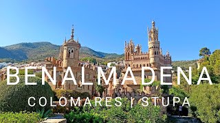 BENALMADENA  COLOMARES CASTLE  STUPA [upl. by Inaj]