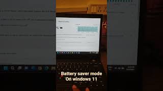 How to turn on power saver mode on windows 11 [upl. by Hourihan]