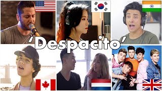 Who Sang It Better Despacito India USA South Korea Netherlands UK Canada [upl. by Adnole]