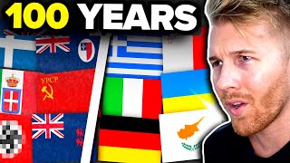 Every SINGLE Flag Change in the Last 100 Years EXPLAINED Europe [upl. by Ainesy]