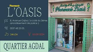 pharmacies De Garde rabat AGDAL Ouvertes aujourdhui 🪰 Du 2 Au 8 Septembre 2024 [upl. by Pietro905]