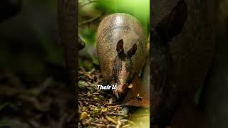 Discovering the Armadillo Natures Little Tank 🦔🌿armadillo shorts animals  Animal Kingdom [upl. by Larual282]