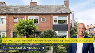 Talmastraat 2 Apeldoorn  Buurman Makelaardij Apeldoorn [upl. by Angelique840]