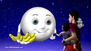 Chandamama Raave  3D Animation Telugu Rhymes for children with lyrics [upl. by Eenttirb]