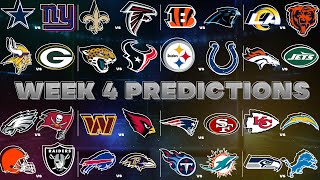 NFL Week 4 Predictions [upl. by Macmillan233]