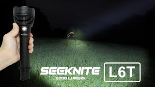 SEEKNITE L6T  5000 lumens  CREE XHP703 HI LED  TypeC charging clip button [upl. by Teodoro222]