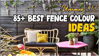 NEW DESIGN 85 Best Fence Colour Ideas [upl. by Akehs]