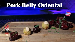 Char Siu Pork Belly Burnt Ends al estilo de las costillas Chinas de Puerto Rico Ep290 [upl. by Monarski]