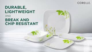 Corelle Square Dinner Set  Stylish and Durable [upl. by Azpurua]