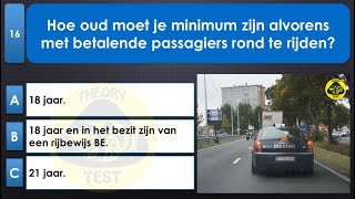 rijbewijs theorie examen belgie 2024 Mobiliteit rijbewijs en milieu [upl. by Cassius]