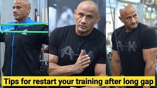 Tips for restart your training after long gap  Mukesh Gahlot youtubevideo [upl. by Ardisi]