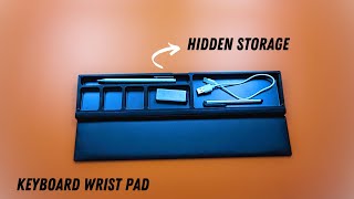 Hagibis Keyboard Wrist Rest Pad Hidden Storage Inside [upl. by Ruby]