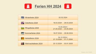 Ferien HH 2024 [upl. by Acirahs288]