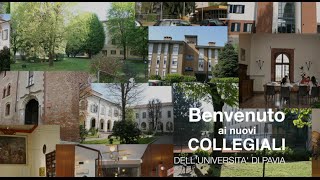 Benvenuto ai nuovi Collegiali dellUniversità di Pavia [upl. by Aretta111]