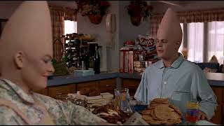 Coneheads 1993  Home Movies amp Breakfast Scene HD [upl. by Nwahsirhc]