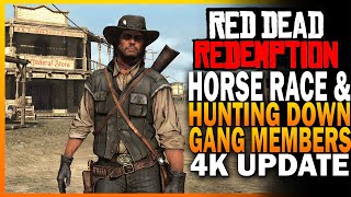 Horse Race And Hunting Down Criminals Red Dead Redemption 4k Gameplay Part 2 RDR [upl. by Dorri]