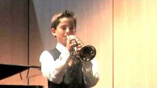 Cornet solo  Dominic Longhurst  Willow Echoes by Frank Simon [upl. by Torrlow]