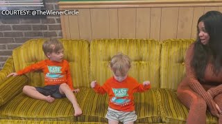 Boy who went viral after dropping hot dog at Sox game visits The Wieners Circle [upl. by Neliak]