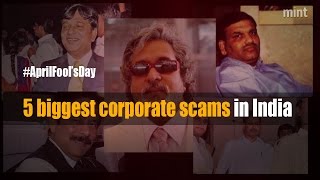 5 biggest corporate scams in India [upl. by Lleruj]