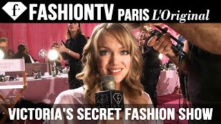 Victorias Secret Fashion Show 2013 2014 BACKSTAGE 2 ft Lindsey Ellingson  FashionTV [upl. by Gleason]