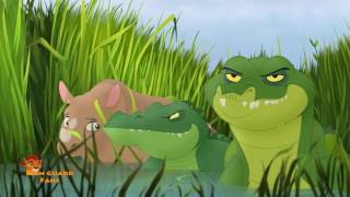 Beshte and Basi save Young Rhino  The Lion Guard Clip [upl. by Auehsoj]