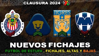 ✅ NUEVOS FICHAJES CONFIRMADOS LIGA MX CL2024  FUNES MORI A PUMAS BAJA PARA CHIVAS [upl. by Artapoelc278]