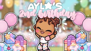 Ayla’s 2nd birthday party so adorable 🥹🎉  with voice 🔊  avatar world 🌍 [upl. by Amabil]