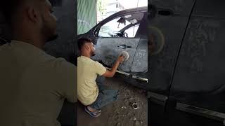 tata tiago door painting proseshow to painting door [upl. by Aicilic]