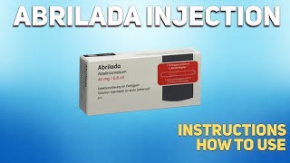 Abrilada injection how to use Uses Dosage Side Effects Contraindications [upl. by Babette634]